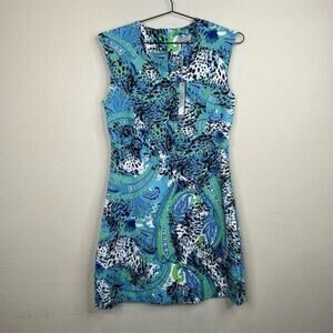 John Miller Sleeveless‎ Paisley Dress Size 8 Multicolor Casual